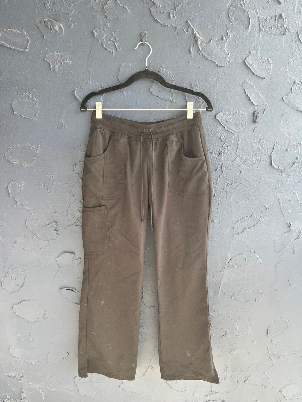 black scrub pant